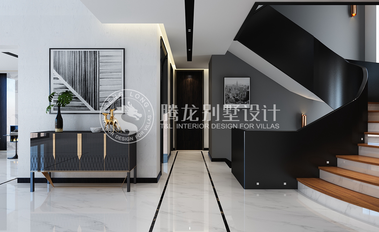 御涛园现代简约别墅装修效果图