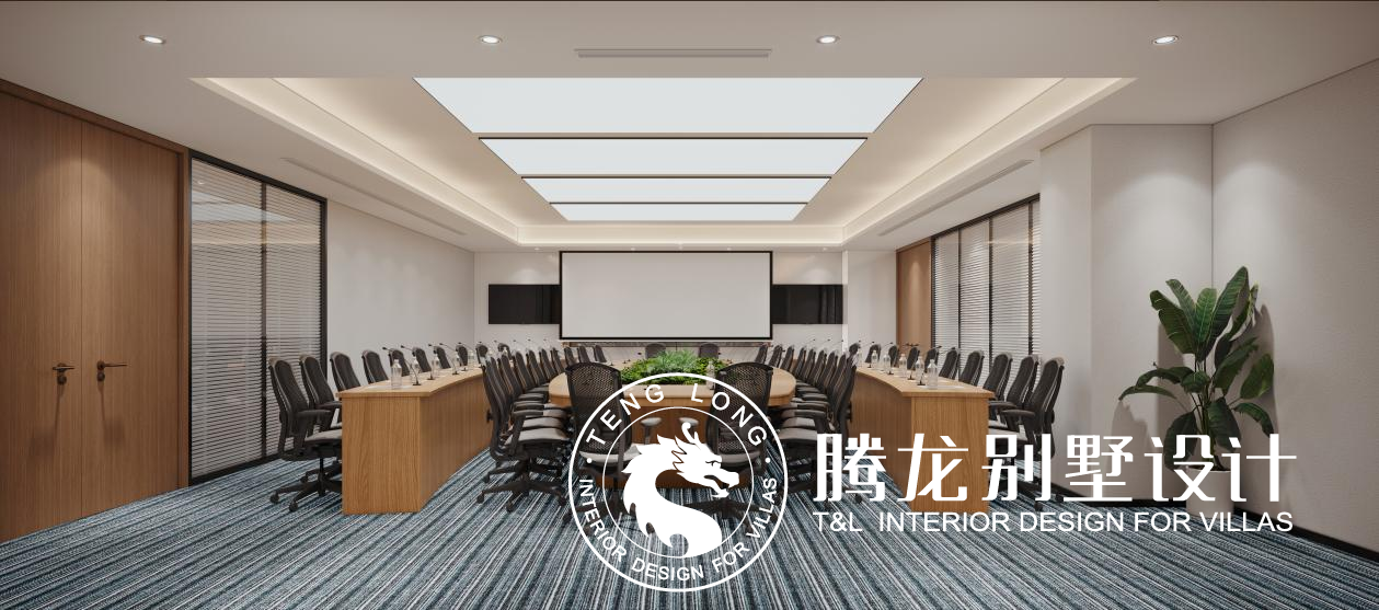 新梅大厦现代中式别墅装修效果图